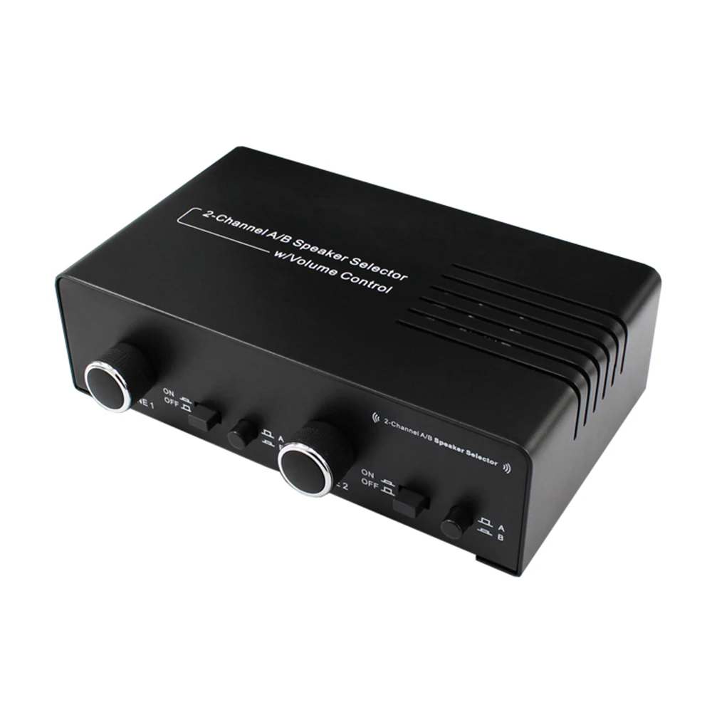 With Volume Control Dual Source 2/4-Zone Automatic Impedance Matching Speaker Selector.
With Volume Control Dual Source 2/4-Zone Automatic Impedance Matching Speaker Selector.