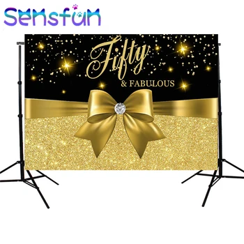 SXY1294 Photobooth black and gold Fifty Fabulous 50th Birthday Photography Backdrops Backgrounds For Photo Studio 220x150cm
SXY1294 Photobooth black and gold Fifty Fabulous 50th Birthday Photography Backdrops Backgrounds For Photo Studio 220x150cm