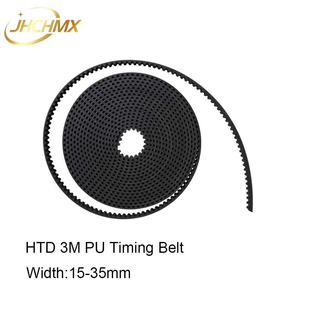 JHCHMX High Quality HTD 3M PU Timing Transmission Belt Open Belt 3M 15mm - 35mm for CO2 Laser Engraving Cutting Machine
JHCHMX High Quality HTD 3M PU Timing Transmission Belt Open Belt 3M 15mm - 35mm for CO2 Laser Engraving Cutting Machine