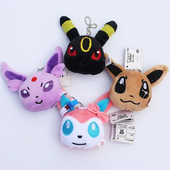 4pcs/lot 7cm Sylveon Eevee Umbreon Espeon Keychain Plush Toys Pendants Keychains for Boys and Girls
4pcs/lot 7cm Sylveon Eevee Umbreon Espeon Keychain Plush Toys Pendants Keychains for Boys and Girls