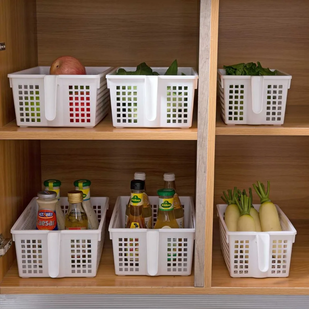 Refrigerator Storage Basket With Handle Kitchen Storage Box Fridge Organizer Desktop Baskets For Sundries Food Snacks
Refrigerator Storage Basket With Handle Kitchen Storage Box Fridge Organizer Desktop Baskets For Sundries Food Snacks