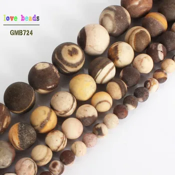 Natural Matte Round Stone Beads Australia Zebra Jaspers Round Loose Beads for Jewelry Making DIY Bracelets 15'' 4mm 6mm 8mm 10mm
Natural Matte Round Stone Beads Australia Zebra Jaspers Round Loose Beads for Jewelry Making DIY Bracelets 15'' 4mm 6mm 8mm 10mm