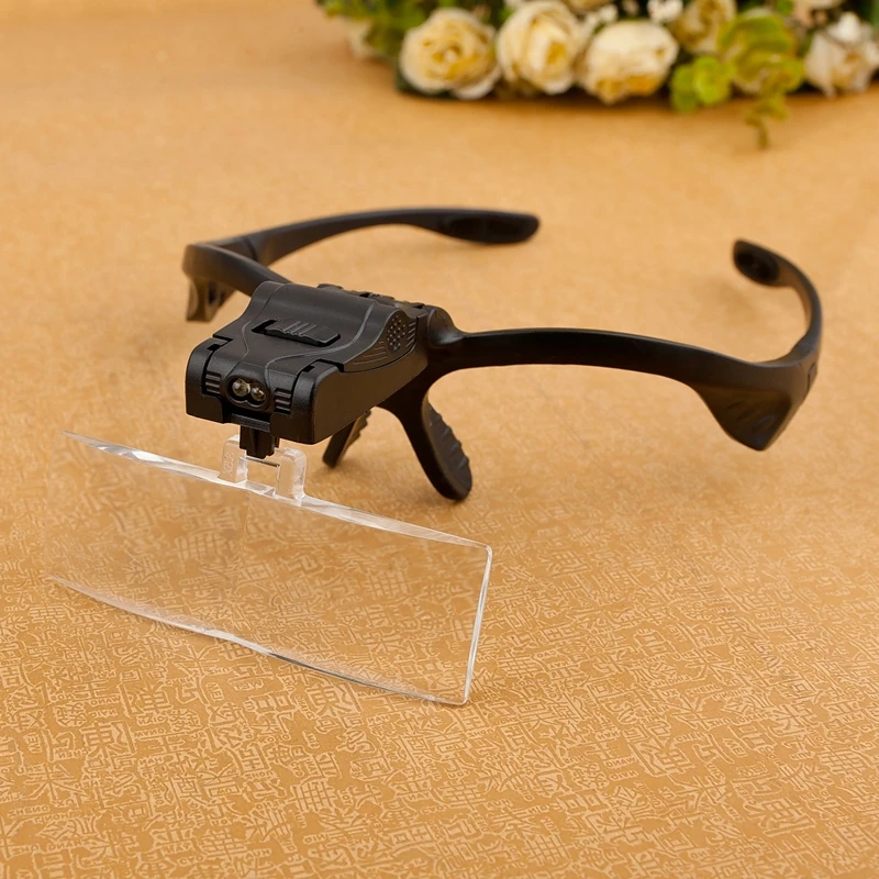 Multifunction 5 Lens 1.0 - 3.5X Magnifier Loupes head magnifying glass with led light for Reading Jewelry Timepieces Repairing
Multifunction 5 Lens 1.0 - 3.5X Magnifier Loupes head magnifying glass with led light for Reading Jewelry Timepieces Repairing