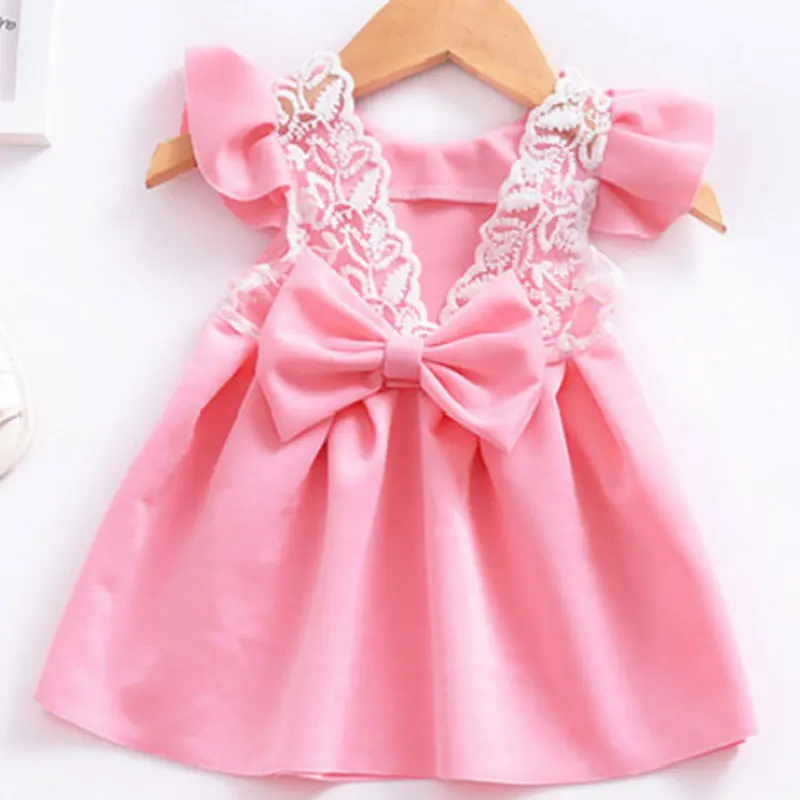 2018 New Summer Children's Clothing Female Baby Solid Color Sleeveless Princess Dress Backless Bow Vest Dresses 1-2-3-4Years
2018 New Summer Children's Clothing Female Baby Solid Color Sleeveless Princess Dress Backless Bow Vest Dresses 1-2-3-4Years
