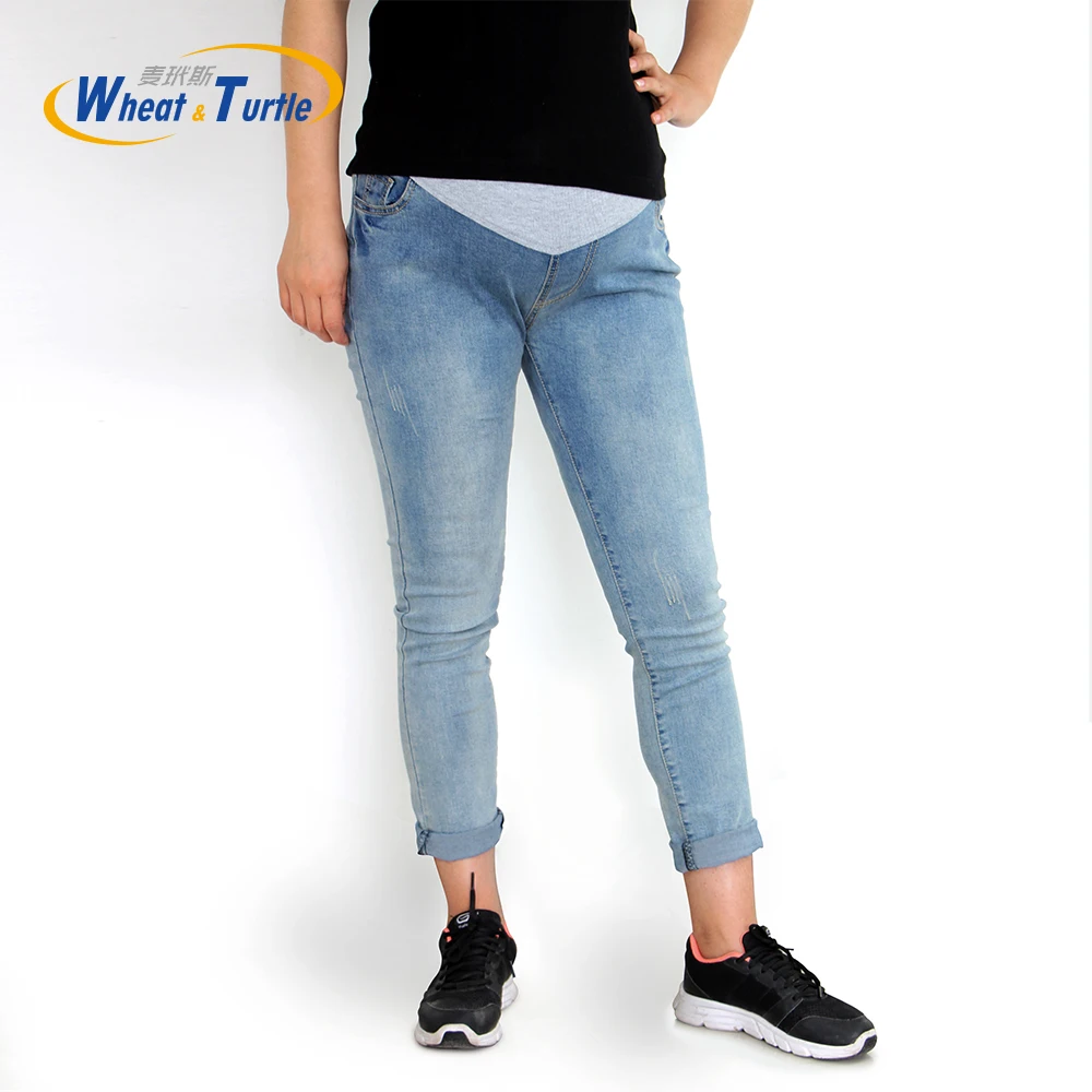 2019 New Arrival One Piece All-Match Maternity Jeans, Casual Skinny Full Seasons Suitable Denim Trousers For Pregnant Women
2019 New Arrival One Piece All-Match Maternity Jeans, Casual Skinny Full Seasons Suitable Denim Trousers For Pregnant Women