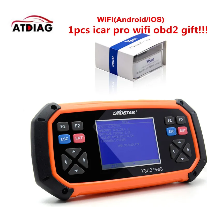 OBDSTAR X300 PRO3 Key Master OBD2 OBD II X300 PRO Key Programmer Odometer Correction Tool with EEPROM/PIC
OBDSTAR X300 PRO3 Key Master OBD2 OBD II X300 PRO Key Programmer Odometer Correction Tool with EEPROM/PIC