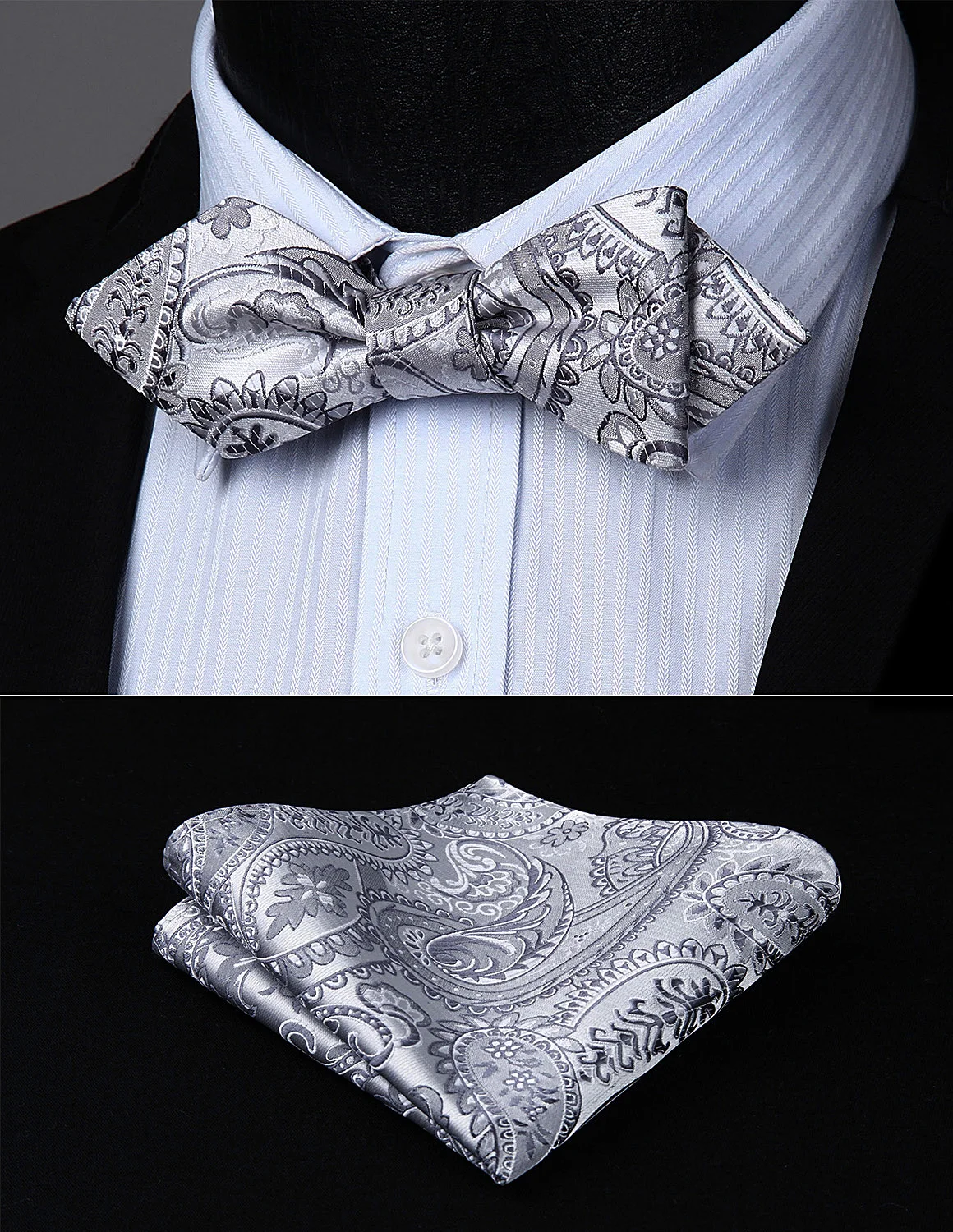 Men Self Bow Tie Paisley Striped Check Diamond Point Tip Handkerchief Set#JT2 Pocket Square Classic Party Wedding
Men Self Bow Tie Paisley Striped Check Diamond Point Tip Handkerchief Set#JT2 Pocket Square Classic Party Wedding