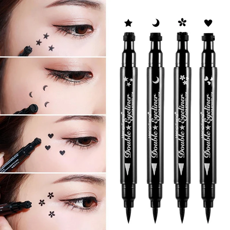 Double-ended Eyeliner Stamp Waterproof Liquid Eyeliner Pencil Glitter Eye Line Makeup Cosmetic Lasting Eyliner Black Eye Make Up
Double-ended Eyeliner Stamp Waterproof Liquid Eyeliner Pencil Glitter Eye Line Makeup Cosmetic Lasting Eyliner Black Eye Make Up