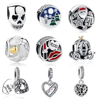 Christmas Gift 925 Sterling Silver Pumpkin Carriage MOM Love Heart Charms Beads Fit Original Bracelets for Women Jewelry
Christmas Gift 925 Sterling Silver Pumpkin Carriage MOM Love Heart Charms Beads Fit Original Bracelets for Women Jewelry