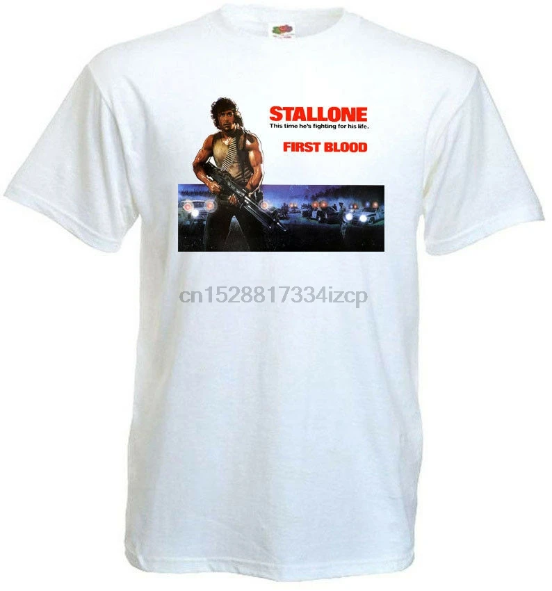 Rambo First Blood V8 T-shirt White Poster All Sizes S-3XL New T-Shirt Men Fashion T Shirts Top Tee New 2018 Summer Plus Size
Rambo First Blood V8 T-shirt White Poster All Sizes S-3XL New T-Shirt Men Fashion T Shirts Top Tee New 2018 Summer Plus Size