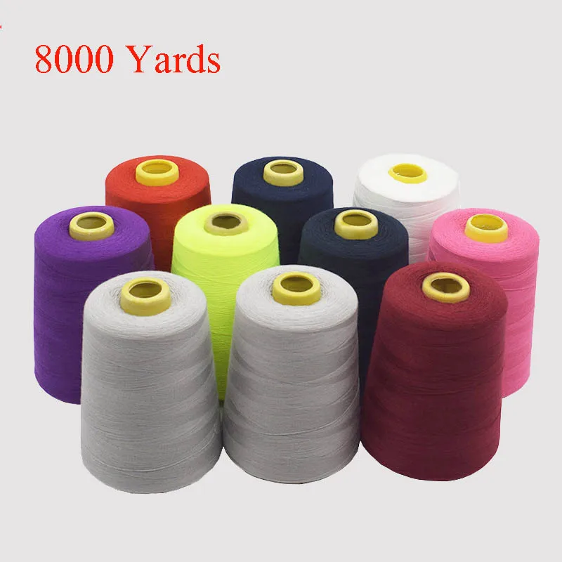 8000 Yard Assorted 100% Polyester Sewing Threads Quilting All Purpose For Sewing Thread White/Black/Red/ sewing threads
8000 Yard Assorted 100% Polyester Sewing Threads Quilting All Purpose For Sewing Thread White/Black/Red/ sewing threads