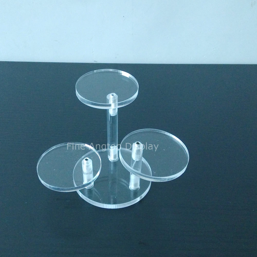 set of three rounds acrylic display risers circular stand rack for nail polish bottle cosmetics support holder small showcase
set of three rounds acrylic display risers circular stand rack for nail polish bottle cosmetics support holder small showcase