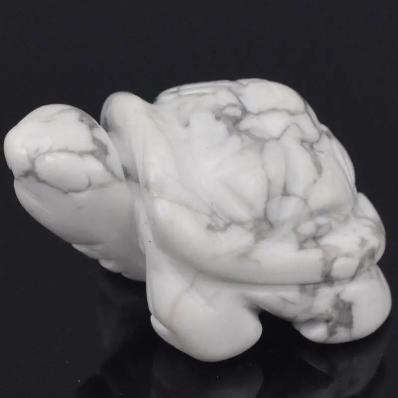 1.5 inch Natural White Howlite Turquoise Crystal Turtle Tortoise Gemts Carving Crafts Stone Figurine Chakra Healing Reiki Stone
1.5 inch Natural White Howlite Turquoise Crystal Turtle Tortoise Gemts Carving Crafts Stone Figurine Chakra Healing Reiki Stone