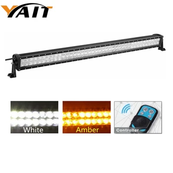 42" LED Light Bar Amber White Dual Color 240W Spot Flood Combo Beam Automotive Off-road Driving Fog Lights with remote control
42" LED Light Bar Amber White Dual Color 240W Spot Flood Combo Beam Automotive Off-road Driving Fog Lights with remote control