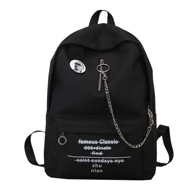 2018 Street Fashion Women Backpack Teenage girls Leisure bag Vintage Stylish School Bag Canvas Backpack Female Bookbag Mochila 
2018 Street Fashion Women Backpack Teenage girls Leisure bag Vintage Stylish School Bag Canvas Backpack Female Bookbag Mochila