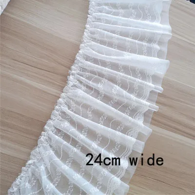 5M/lot 21cm wide quality diy double white pink dreamy pleated lace tulle skirt lace trimming accessories AC359
5M/lot 21cm wide quality diy double white pink dreamy pleated lace tulle skirt lace trimming accessories AC359