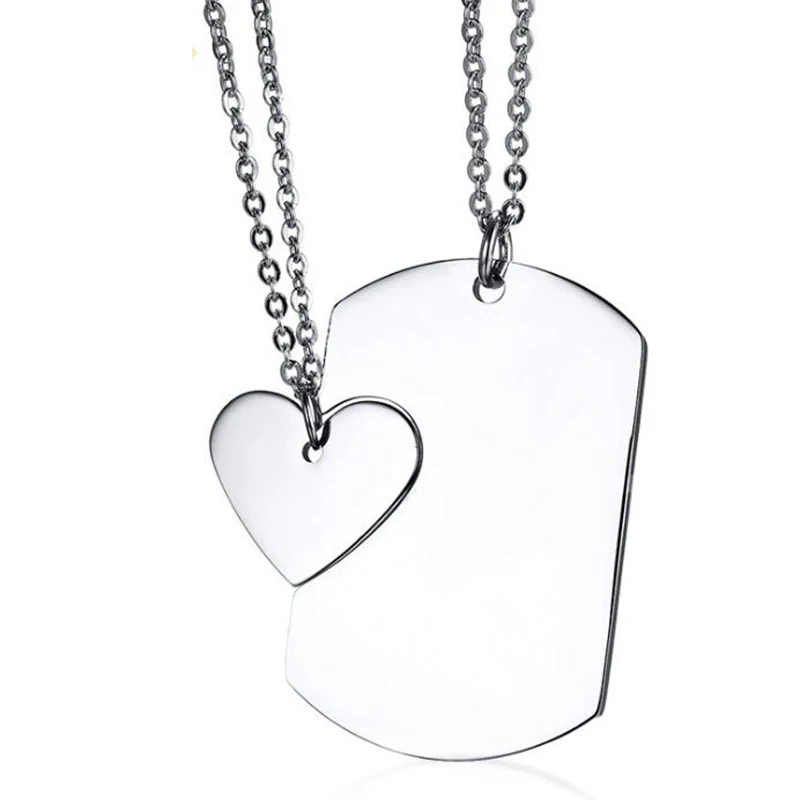 2 Pieces! Customizable Love Necklace for Women Men Stainless Steel Couple Alliance Necklace Promise Jewelry Gift Free Engraving
2 Pieces! Customizable Love Necklace for Women Men Stainless Steel Couple Alliance Necklace Promise Jewelry Gift Free Engraving