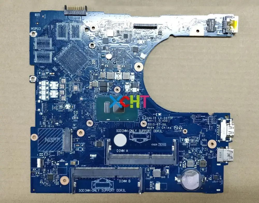 for Dell Inspiron 15 5559 RV4XN 0RV4XN CN-0RV4XN AAL15 LA-D071P REV:1.0(A00) i7-6500U Laptop Motherboard Mainboard Tested
for Dell Inspiron 15 5559 RV4XN 0RV4XN CN-0RV4XN AAL15 LA-D071P REV:1.0(A00) i7-6500U Laptop Motherboard Mainboard Tested