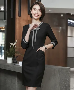 High Quality Fabric 2019 Spring Summer OL Styles Middle Long Dresses Business Women Office Ladies Slim Hips Dress Vestidos
High Quality Fabric 2019 Spring Summer OL Styles Middle Long Dresses Business Women Office Ladies Slim Hips Dress Vestidos