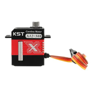 Original KST X12-508 Corelss HV Servo For RC 450 Class RC Helicopter Car Airplane Plane Aircraft Accessories Accs Spare Parts
Original KST X12-508 Corelss HV Servo For RC 450 Class RC Helicopter Car Airplane Plane Aircraft Accessories Accs Spare Parts