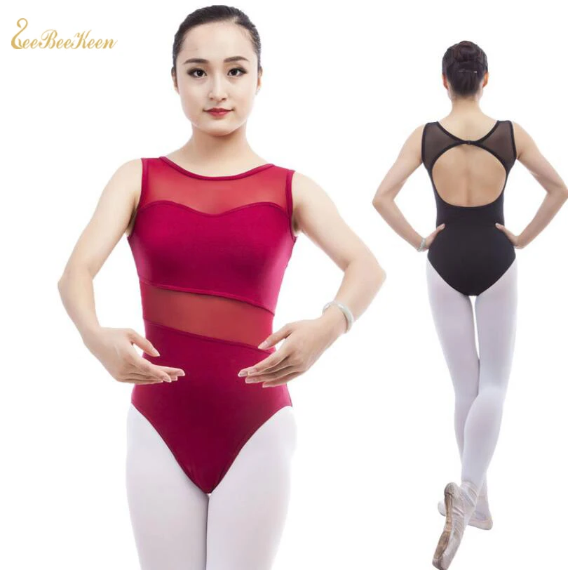 Black/Red Mesh Stitching Transparent Waist Ballet Dance Leotard Adult Bodysuit Gymnastics Leotard Ballet Leotards For Women
Black/Red Mesh Stitching Transparent Waist Ballet Dance Leotard Adult Bodysuit Gymnastics Leotard Ballet Leotards For Women