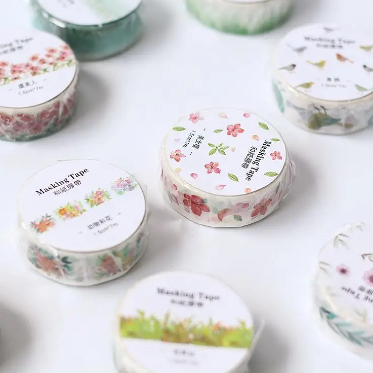 1.5CM Wide The Voice of Spring Washi Tape Adhesive Tape DIY Scrapbooking Masking Tape Gift Stationery
1.5CM Wide The Voice of Spring Washi Tape Adhesive Tape DIY Scrapbooking Masking Tape Gift Stationery