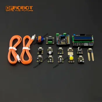 DFRobot Start sensor Kit for Intel Edison/Galileo, include IO sensor expansion V7 + LCD Key Expansion Board + Other Sensors etc.
DFRobot Start sensor Kit for Intel Edison/Galileo, include IO sensor expansion V7 + LCD Key Expansion Board + Other Sensors etc.
