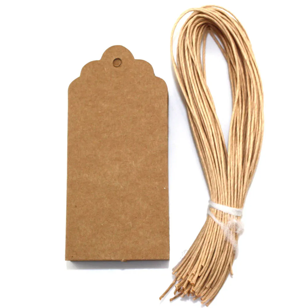 CCINEE 50PCS 40*90mm High quality Kraft Tag board Tag Retro Gift Price Tag With 1mm Paper String
CCINEE 50PCS 40*90mm High quality Kraft Tag board Tag Retro Gift Price Tag With 1mm Paper String