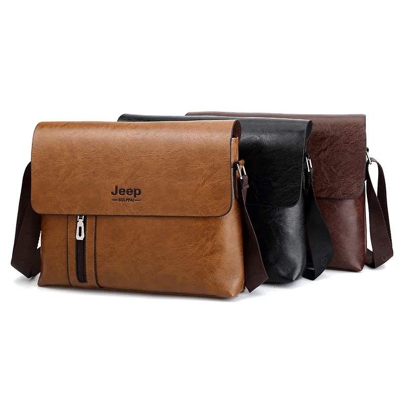 SULPPAIJEEP Satchels Men's Messenger Bags PU Fashion Flap Pocket Preppy Business England Style Briefcase Shoulder Bags KSL516-2M 
SULPPAIJEEP Satchels Men's Messenger Bags PU Fashion Flap Pocket Preppy Business England Style Briefcase Shoulder Bags KSL516-2M