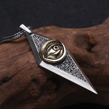 Wholesale 925 Sterling Silver Jewelry men's Personality Demon Eye Pendant Thai Silver Retro Exaggerated Personality Pendant 
Wholesale 925 Sterling Silver Jewelry men's Personality Demon Eye Pendant Thai Silver Retro Exaggerated Personality Pendant