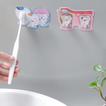 2/3 Position Toothbrush Holder Toothbrush Rack Cute Cartoon Sucker Toothbrush Holder Suction Toothbrush Hooks Bathroom Products
2/3 Position Toothbrush Holder Toothbrush Rack Cute Cartoon Sucker Toothbrush Holder Suction Toothbrush Hooks Bathroom Products