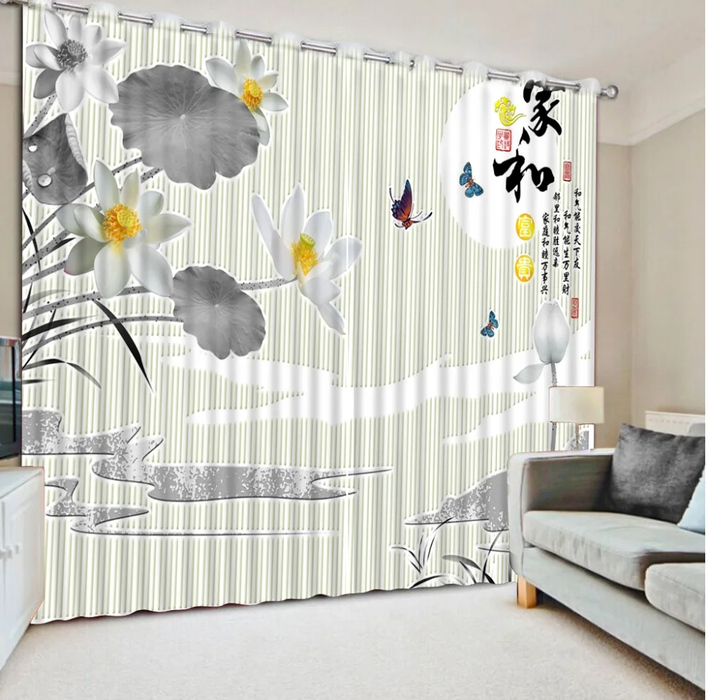 Retro Chinese Style Curtains Hand Painted Pastoral Lotus Leaves Curtain For Bedroom Room Landscape Window Curtains
Retro Chinese Style Curtains Hand Painted Pastoral Lotus Leaves Curtain For Bedroom Room Landscape Window Curtains