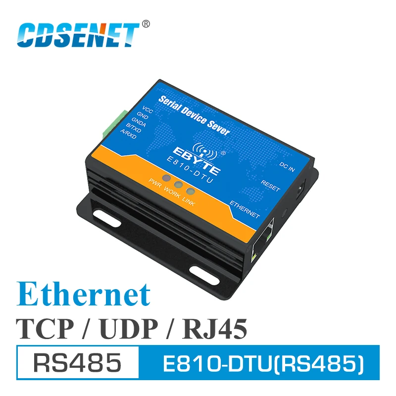 Ethernet to RS485 Serial Port Server TCP IP Wireless Modem CDSENET E810-DTU-RS485 Data Transceiver Module
Ethernet to RS485 Serial Port Server TCP IP Wireless Modem CDSENET E810-DTU-RS485 Data Transceiver Module