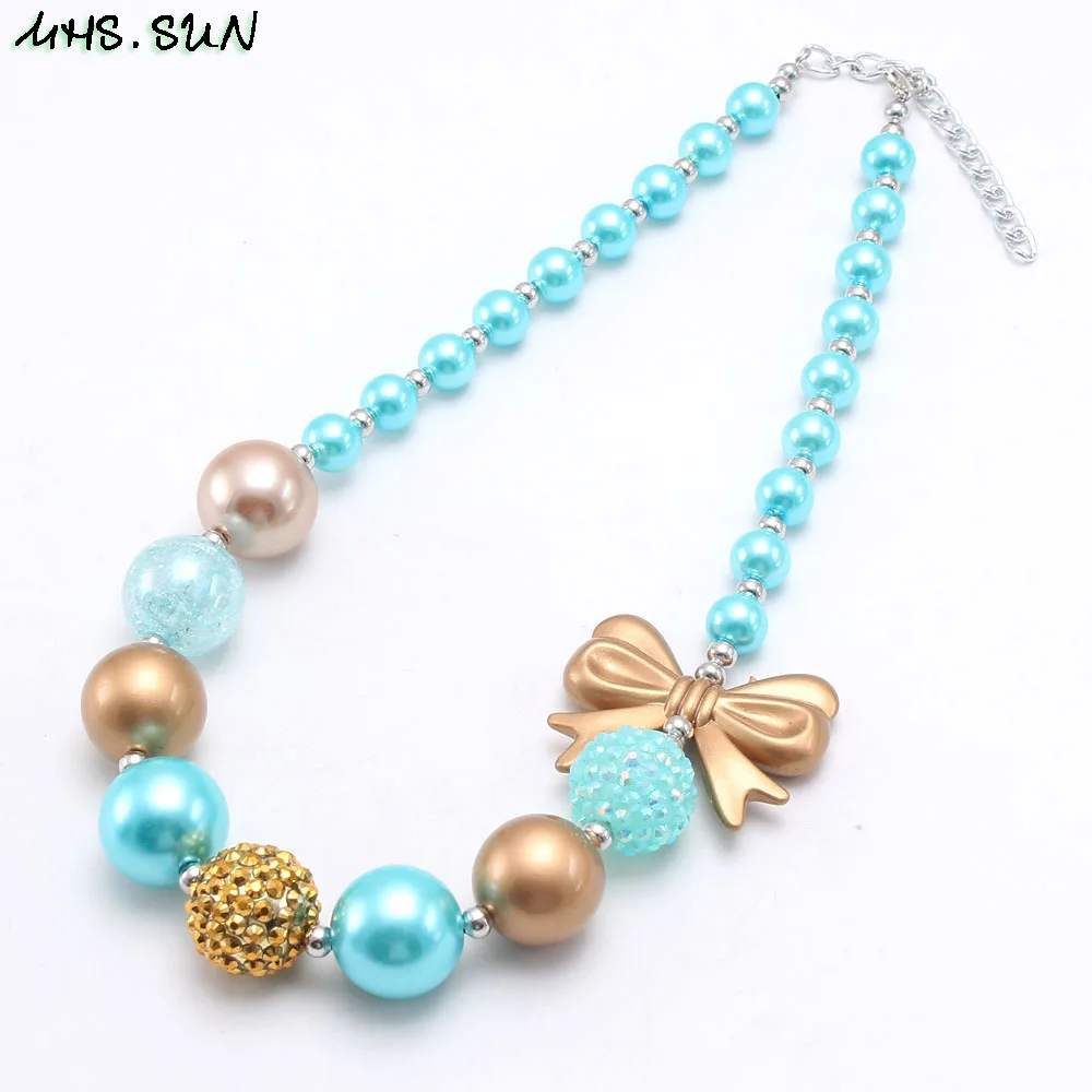 MHS.SUN Charming Kids Child Chunky Beads Necklace Cute Bowknot Girls Beads Bubblegum Necklace For Baby Toddler Jewelry 1Pcs/lot
MHS.SUN Charming Kids Child Chunky Beads Necklace Cute Bowknot Girls Beads Bubblegum Necklace For Baby Toddler Jewelry 1Pcs/lot