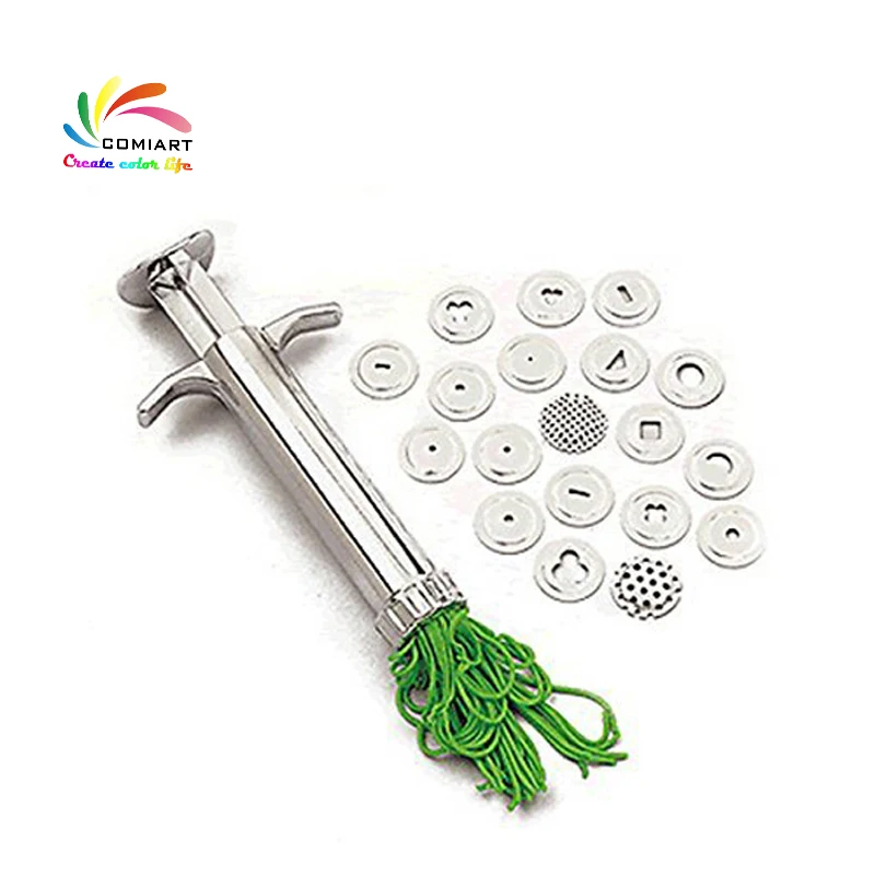 COMIART Pottery Clay Extruders Polymer Clay Fimo Extruder Craft Gun Sculpting Tools Cake Extruder Fondant Tool
COMIART Pottery Clay Extruders Polymer Clay Fimo Extruder Craft Gun Sculpting Tools Cake Extruder Fondant Tool