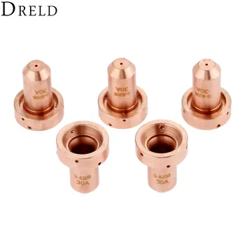 DRELD 5Pcs Plasma Nozzle 9-8206 Cutting Tips Fit For SL60 SL100 Plasma Cutter Torch Consumables Accessories 30A Welding Supplies
DRELD 5Pcs Plasma Nozzle 9-8206 Cutting Tips Fit For SL60 SL100 Plasma Cutter Torch Consumables Accessories 30A Welding Supplies
