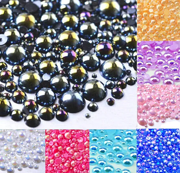New Arrival Black AB Size from 2-10mm Craft ABS Resin Flatback Half Round Pearl Flatback Scrapbook Beads Jewelry DIY
New Arrival Black AB Size from 2-10mm Craft ABS Resin Flatback Half Round Pearl Flatback Scrapbook Beads Jewelry DIY