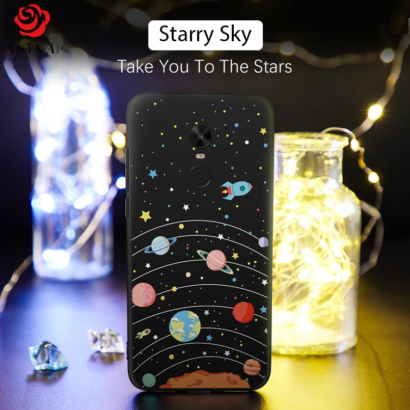 ASINA Silicone Case For Xiaomi Redmi Note 6 Pro Funda Stars And Space Bumper For Redmi 4x Note 4x 5 Plus Note 5 Shockproof Capa
ASINA Silicone Case For Xiaomi Redmi Note 6 Pro Funda Stars And Space Bumper For Redmi 4x Note 4x 5 Plus Note 5 Shockproof Capa