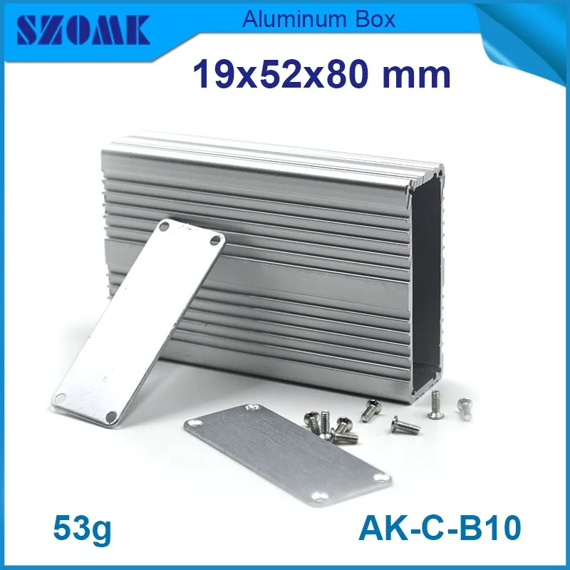 20pcs/lot custom aluminum box electrical box project 19(H)x52(W)x80(L) mm aluminium box case
20pcs/lot custom aluminum box electrical box project 19(H)x52(W)x80(L) mm aluminium box case