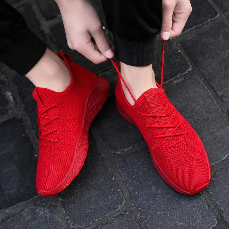 LUONTNOR 2019 New Style Man Running Shoes Summer Slip-On Breathable Sport Shoe for Male Outdoor Adult Light Sneakers Red 48 Size
LUONTNOR 2019 New Style Man Running Shoes Summer Slip-On Breathable Sport Shoe for Male Outdoor Adult Light Sneakers Red 48 Size