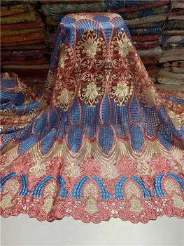 New fashion French net lace material with stones African embroidery net fabric with cord lace ZQN199(5yards/lot) free shipping 
New fashion French net lace material with stones African embroidery net fabric with cord lace ZQN199(5yards/lot) free shipping
