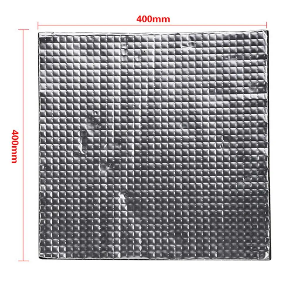 400*400*10mm Heat Insulation Cotton Foil Self-adhesive Insulation Cotton For CR-10S 3D Printer Heating Bed Sticker R20
400*400*10mm Heat Insulation Cotton Foil Self-adhesive Insulation Cotton For CR-10S 3D Printer Heating Bed Sticker R20