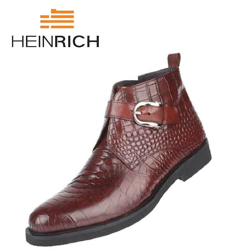 HEINRICH Light Luxury Brand Autumn And Winter New Men's Head Leather Boots United States Trend Of Individual Men Boots Chuteira
HEINRICH Light Luxury Brand Autumn And Winter New Men's Head Leather Boots United States Trend Of Individual Men Boots Chuteira