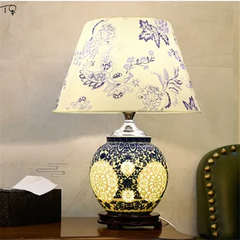 New Chinese Classical Style Desk Lamp Retro Ceramic E27 Led Light Fixture Bedside Living Room Bedroom Hotel Decoration Luminaire
New Chinese Classical Style Desk Lamp Retro Ceramic E27 Led Light Fixture Bedside Living Room Bedroom Hotel Decoration Luminaire