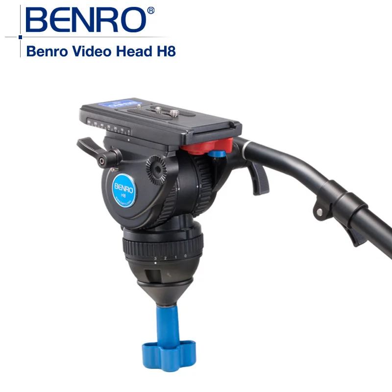 BENRO H8 Professional hydraulic Fluid Video Head QR10 Quick Release Plate Aluminum Video Head Weight 2kg Max Load 8kg
BENRO H8 Professional hydraulic Fluid Video Head QR10 Quick Release Plate Aluminum Video Head Weight 2kg Max Load 8kg
