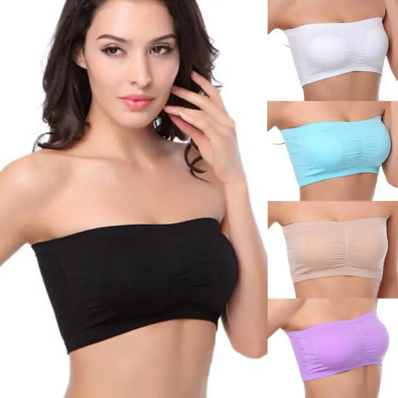 Women Soft Lace Tube Tops Ladies Strapless Seamless Breathable Back Bandeau Bra Boob Comfort Tops Black White Lace Breath
Women Soft Lace Tube Tops Ladies Strapless Seamless Breathable Back Bandeau Bra Boob Comfort Tops Black White Lace Breath