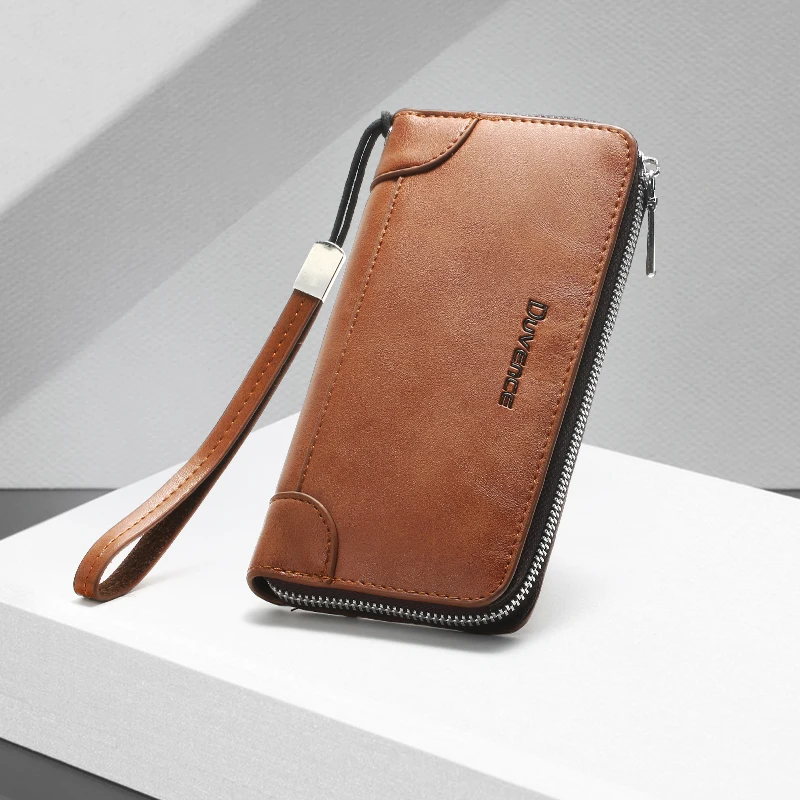 Fashion Long Men Wallet Business PU Leather Waterproof Wallets For Male Brown Zipper Men's Purse Card Holder Coin Pocket Wallets
Fashion Long Men Wallet Business PU Leather Waterproof Wallets For Male Brown Zipper Men's Purse Card Holder Coin Pocket Wallets