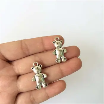 Cute Bear Charms Antique Bronze Silver Plated Animal Pendant Gift Jewelry Findings 24x14mm 30pcs (T518) 2017 New Free Shipping
Cute Bear Charms Antique Bronze Silver Plated Animal Pendant Gift Jewelry Findings 24x14mm 30pcs (T518) 2017 New Free Shipping