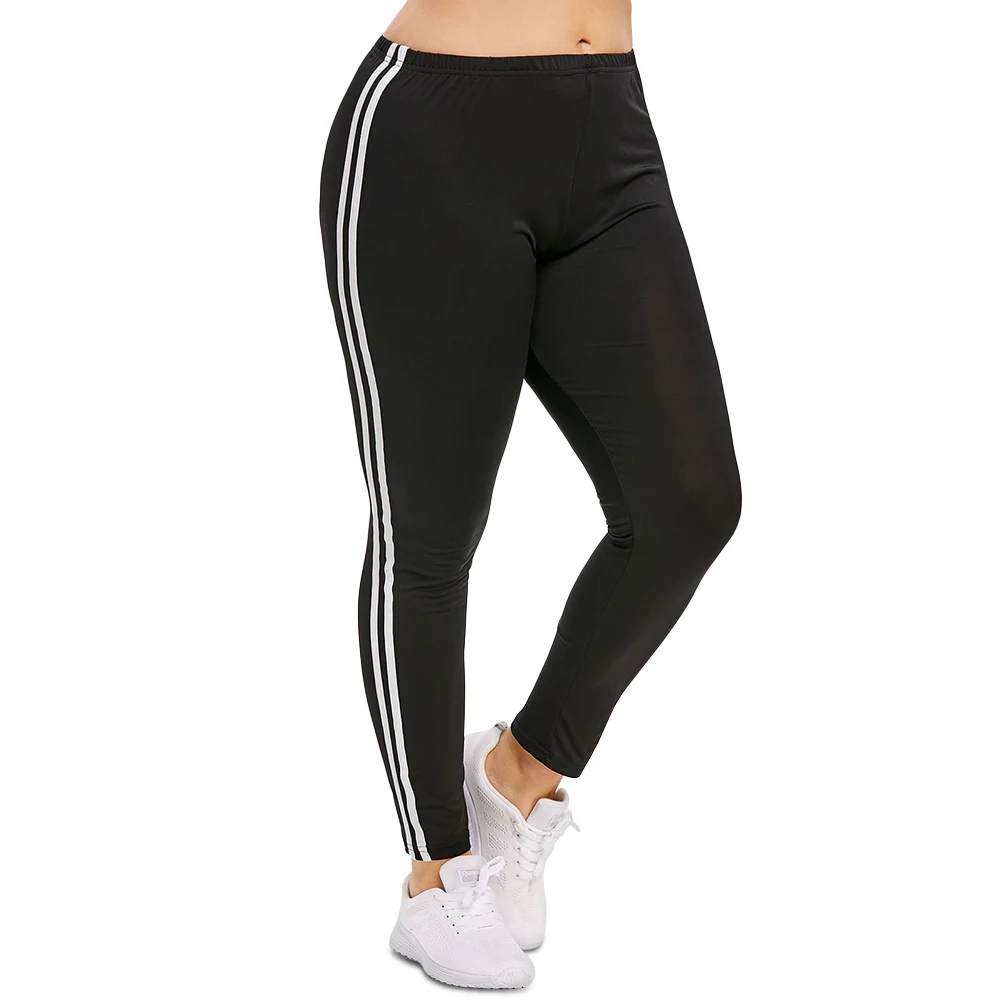 Wipalo 2019 Women Casual Plus Size Side Striped Insert Elastic Waist Leggings Spring Summer Skinny Pencil Pants Ladies Trousers
Wipalo 2019 Women Casual Plus Size Side Striped Insert Elastic Waist Leggings Spring Summer Skinny Pencil Pants Ladies Trousers
