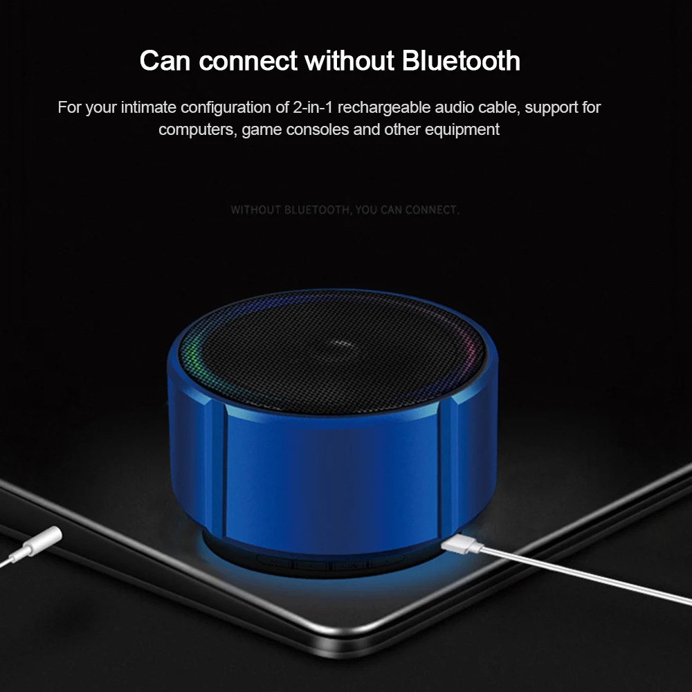E92 Mini Wireless Bluetooth Speaker Metal Portable Small Steel Gun HD Lossless Sound Quality Waterproof Speaker Subwoofer Radio
E92 Mini Wireless Bluetooth Speaker Metal Portable Small Steel Gun HD Lossless Sound Quality Waterproof Speaker Subwoofer Radio
